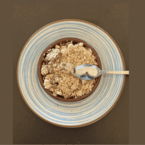 Crumble pomme-poire